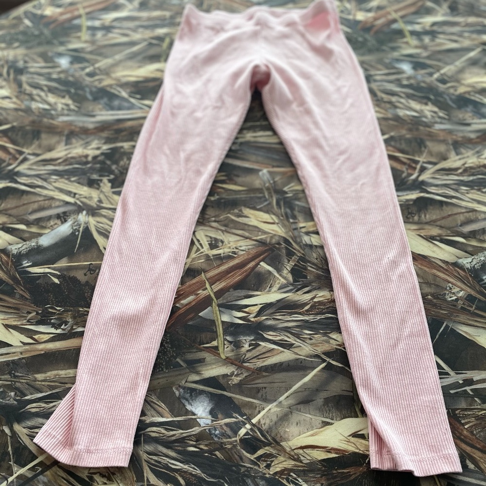 Girls 14/16 pale pink leggings
